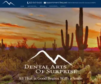 Doneberhartdds.com(Dentist in Surprise) Screenshot