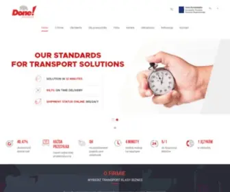 Donedeliveries.com(Transport, spedycja, logistyka) Screenshot