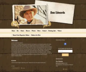 Donedwardsmusic.com(Don Edwards) Screenshot