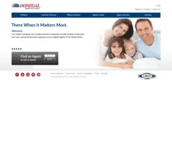 Donegalgroup.com(Commercial Insurance) Screenshot