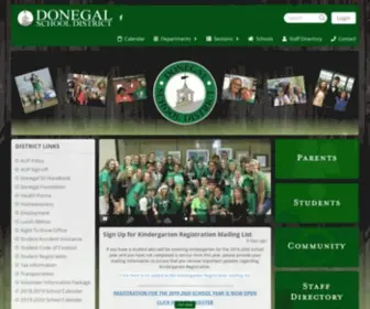 Donegalsd.org(Donegal School District) Screenshot