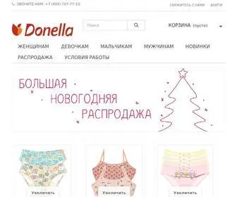 Donella.com.ru(Официальный оптовый интернет) Screenshot