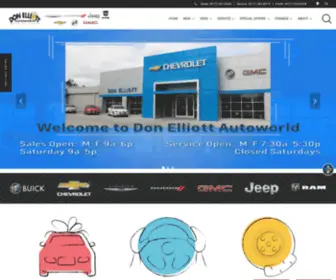 Donelliott.com(Don Elliott Auto World) Screenshot