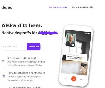 Doneservices.se(Boka videosamtal med kvalitetss) Screenshot