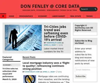 Donfenley.com(DON FENLEY @ CORE DATA) Screenshot