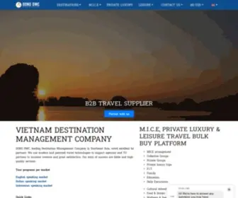 Dongdmc.com(Vietnam Destination Management Company) Screenshot