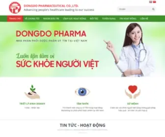 Dongdopharma.com.vn(Đông Đô Pharma) Screenshot