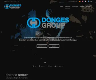 Donges-Group.com(Donges Group) Screenshot