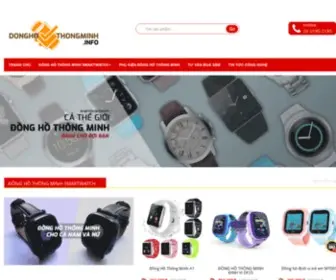 Donghothongminh.info(Đồng Hồ Thông Minh SmartWatch) Screenshot