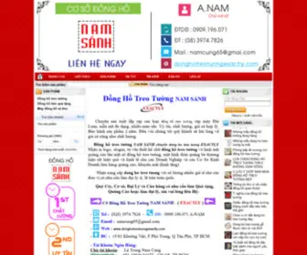 Donghotreotuongexactly.com(Đồng Hồ Treo Tường NAM SÁNH) Screenshot