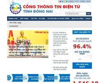 Dongnai.gov.vn(UBND) Screenshot