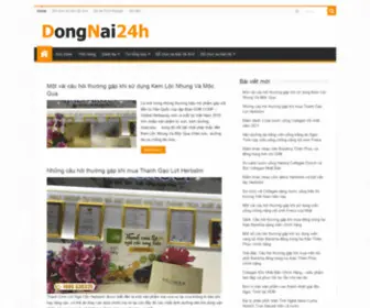 Dongnai24H.vn(Website) Screenshot