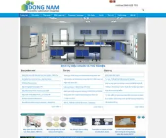 Dongnamlab.com(Công ty Đông Nam chuyên cung cấp và lắp đặt các thiết bị khoa học kỹ thuật phân tích) Screenshot