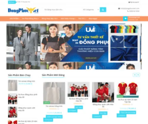 DongphucViet.com(Trang chủ) Screenshot