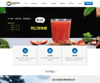 Dongsu.cn(浙江省东阳市塑料有限公司) Screenshot