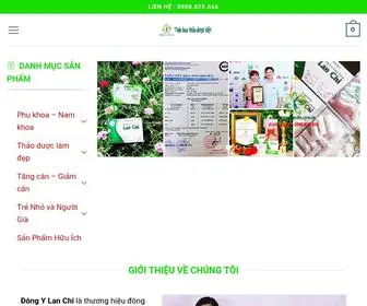 Dongylanchi.com.vn(Đông Y Lan Chi) Screenshot