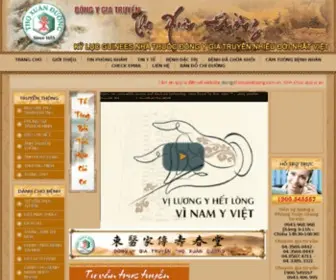 Dongythoxuanduong.com(Đông y gia truyền Nhiều Đời Nhất Việt Nam) Screenshot