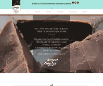 Doninichocolate.com(Donini Chocolate) Screenshot