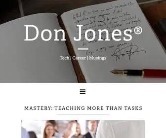 Donjones.com(Jones®) Screenshot