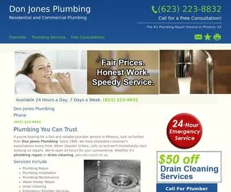 Donjonesplumbingaz.net(Don Jones Plumbing) Screenshot