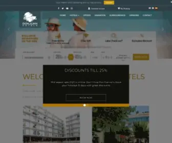 Donjuanhotels.com(OFICIAL®) Screenshot