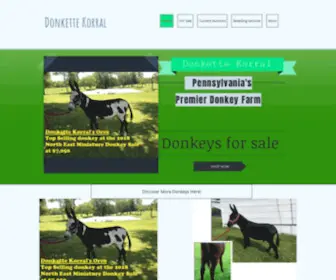 Donkettekorral.com(Home) Screenshot