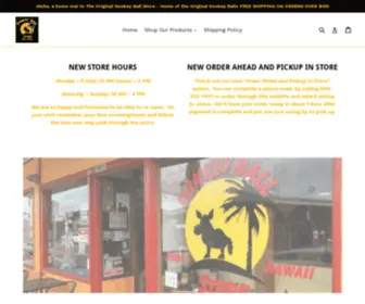 DonkeyballStore.com(The Original Donkey Ball Store) Screenshot