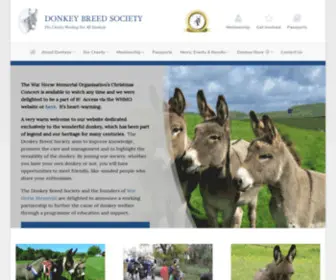 Donkeybreedsociety.co.uk(The Donkey Breed Society) Screenshot