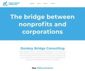 Donkeybridgeconsulting.com(Services) Screenshot