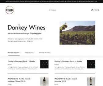 Donkeywines.com(Donkey Wines) Screenshot