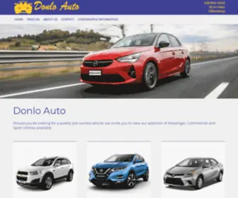 Donloauto.co.za(Donlo Auto) Screenshot