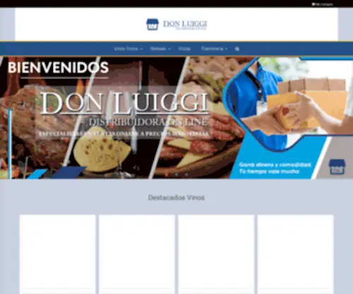 Donluiggi.com(Distribuidora Don Luiggi) Screenshot