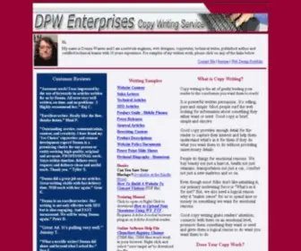 Donna-Warren.com(Donna Warren's Writing Portfolio) Screenshot