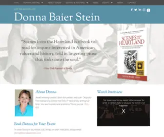 Donnabaierstein.com(Donna Baier Stein) Screenshot