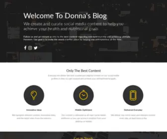 Donnada.com(Donna's Blog) Screenshot