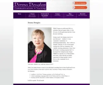 Donnadouglas.com(Small Business Barrie) Screenshot