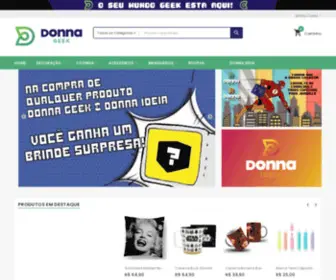 Donnageek.com.br(Donna Geek) Screenshot