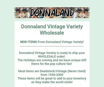 Donnalandwholesale.com(Donnaland Vintage Variety) Screenshot