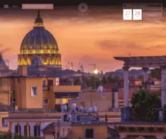 Donnalaurapalace.it(Sito ufficiale Donna Laura Palace a Roma) Screenshot