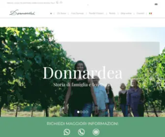 Donnardea.it(Azienda Agricola Donnardea) Screenshot