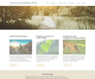 Donnarothert.com(Donna Rothert PhD) Screenshot