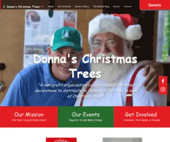 Donnaschristmastrees.com(Artificial Christmas Trees) Screenshot