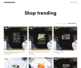 Donnashirts.com(Shop trending Donnashirts t) Screenshot