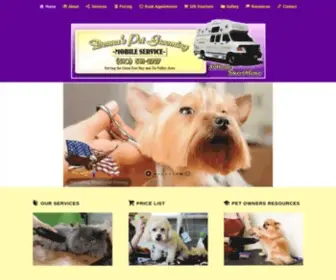 Donnaspetgrooming.com(Donna's Pet Grooming) Screenshot