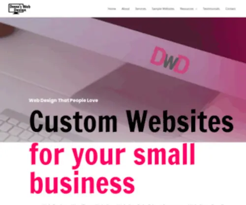 Donnaswebdesign.com(Donna's Web Design) Screenshot