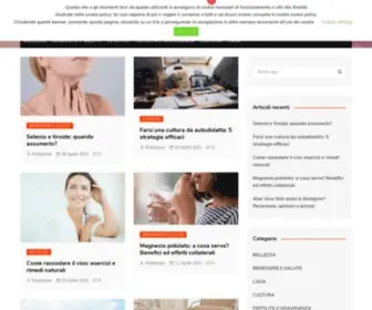 Donnatempo.it(Benessere, bellezza, amore, maternità, cultura) Screenshot