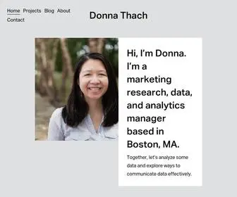 Donnathach.com(Donna Thach) Screenshot