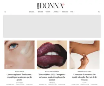 Donnaup.it(Il Magazine redatto dalle donne per le donne) Screenshot