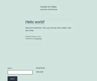 Donneinforma.it(Just another WordPress site) Screenshot