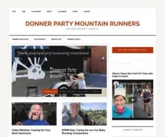 Donnerpartymountainrunners.com(Inform Inspire Connect) Screenshot